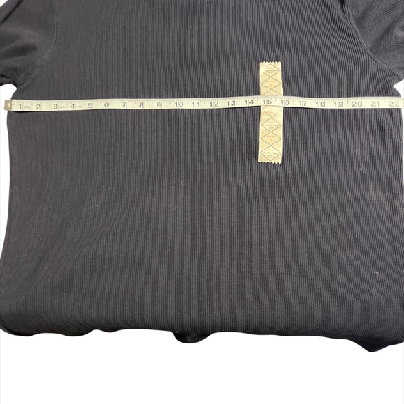 St John's Bay NWT Thermal Henley Navy Blue Mens XL - Picture 3 of 4